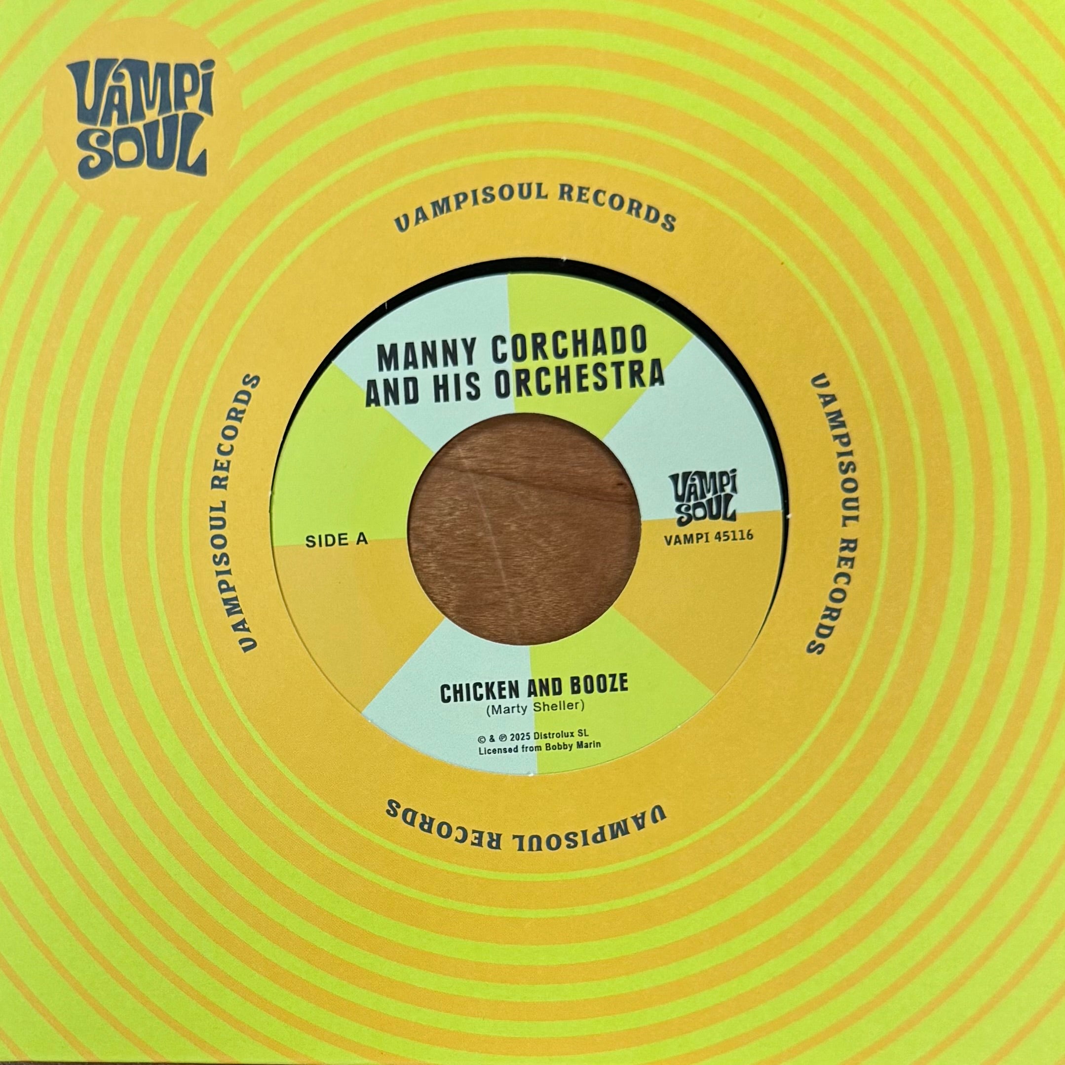 Manny Corchado and His Orchestra - Chicken and Booze b/w Aguardiente Y Pollo