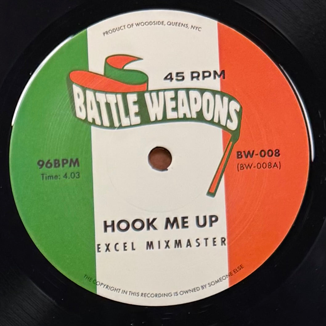 Battle Weapons 8: Excel Mixmaster - Hook Me Up b/w LL Smooth K - Tambou8.24 (7")