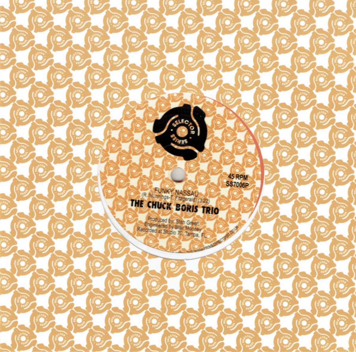 Chuck Boris Trio, The - Funky Nassau b/w Shaft (Orange Vinyl) (7")