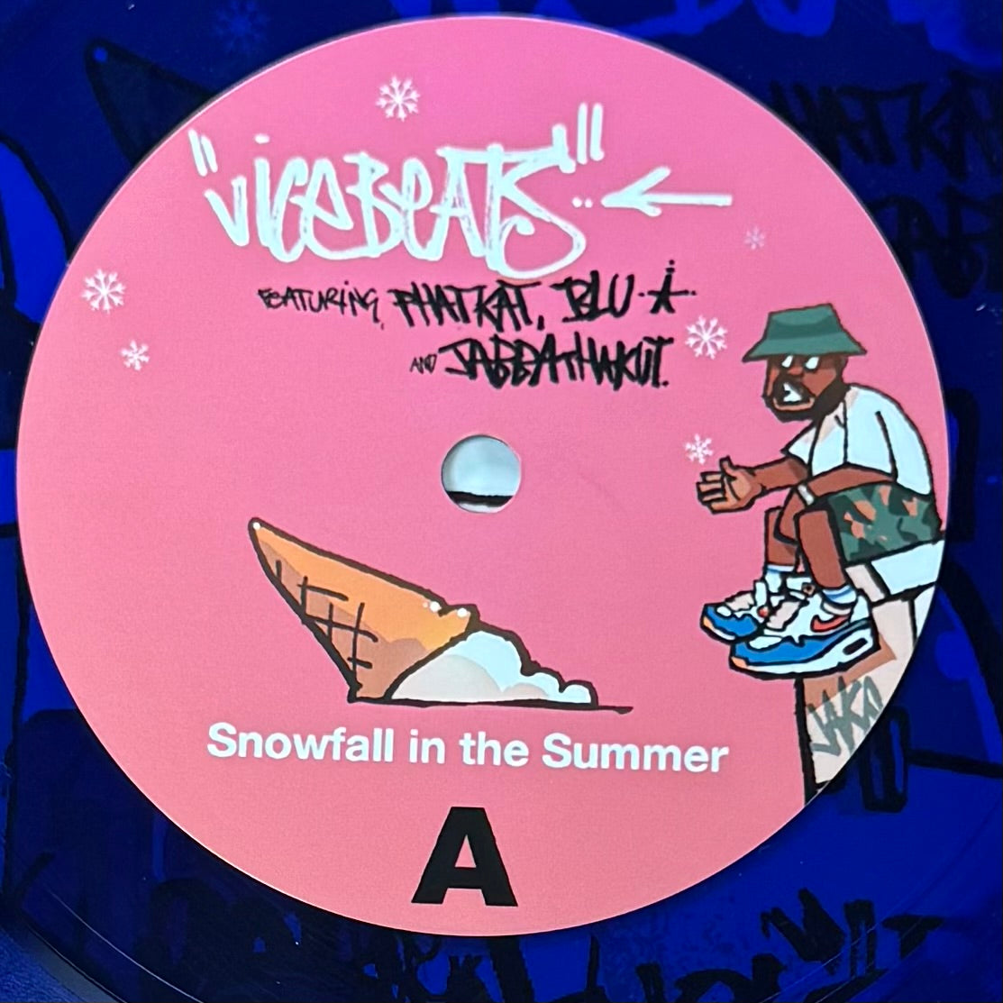 Vicebeats feat. Phat Kat, Blu & Jabba The Kut - Snowfall in the Summer b/w Inst (Blue Vinyl) (7")
