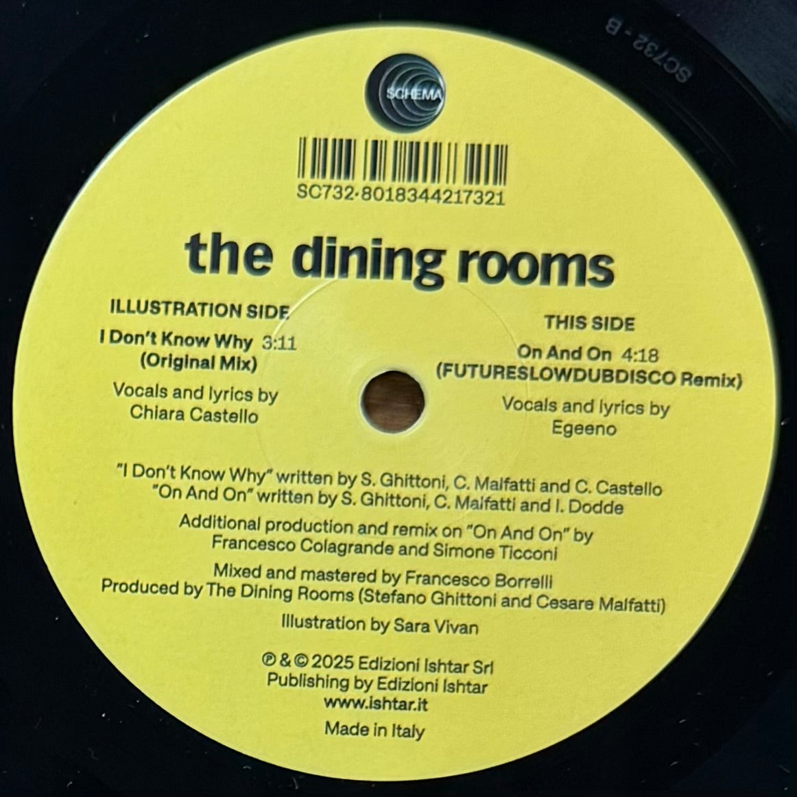 Dining Rooms, The - I Don't Know Why b/w On and One (Remix) (7")