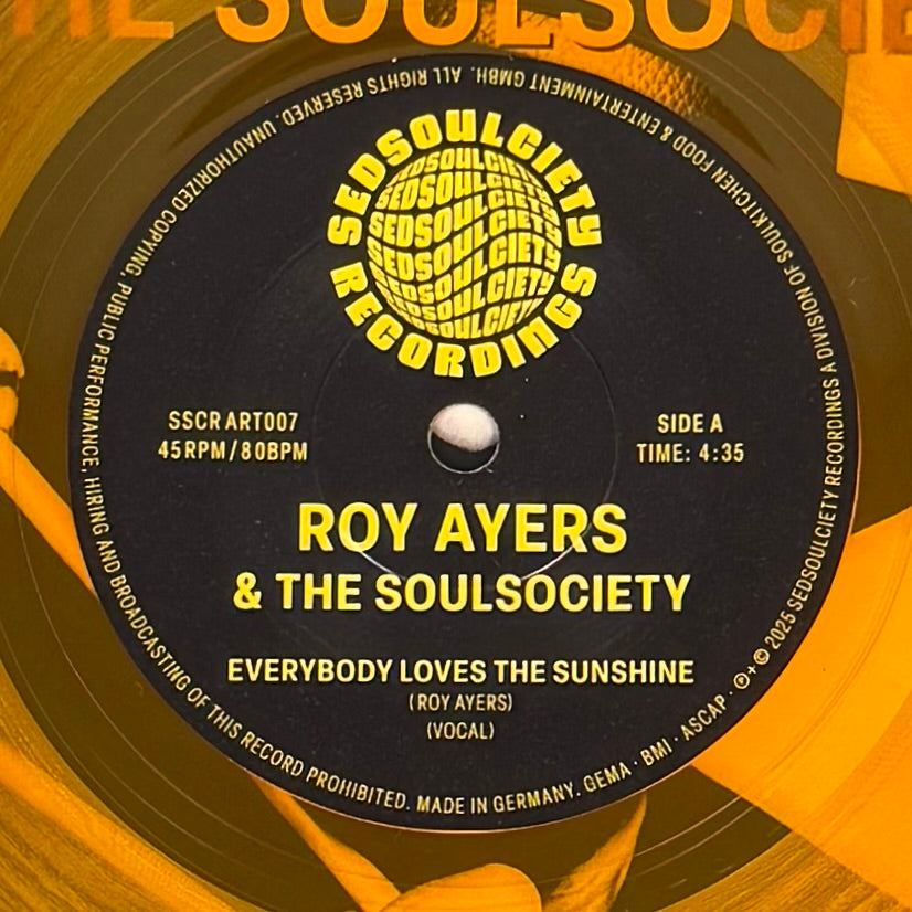 Roy Ayers & The Soulsociety- Everybody Loves The Sunshine b/w Instrumental