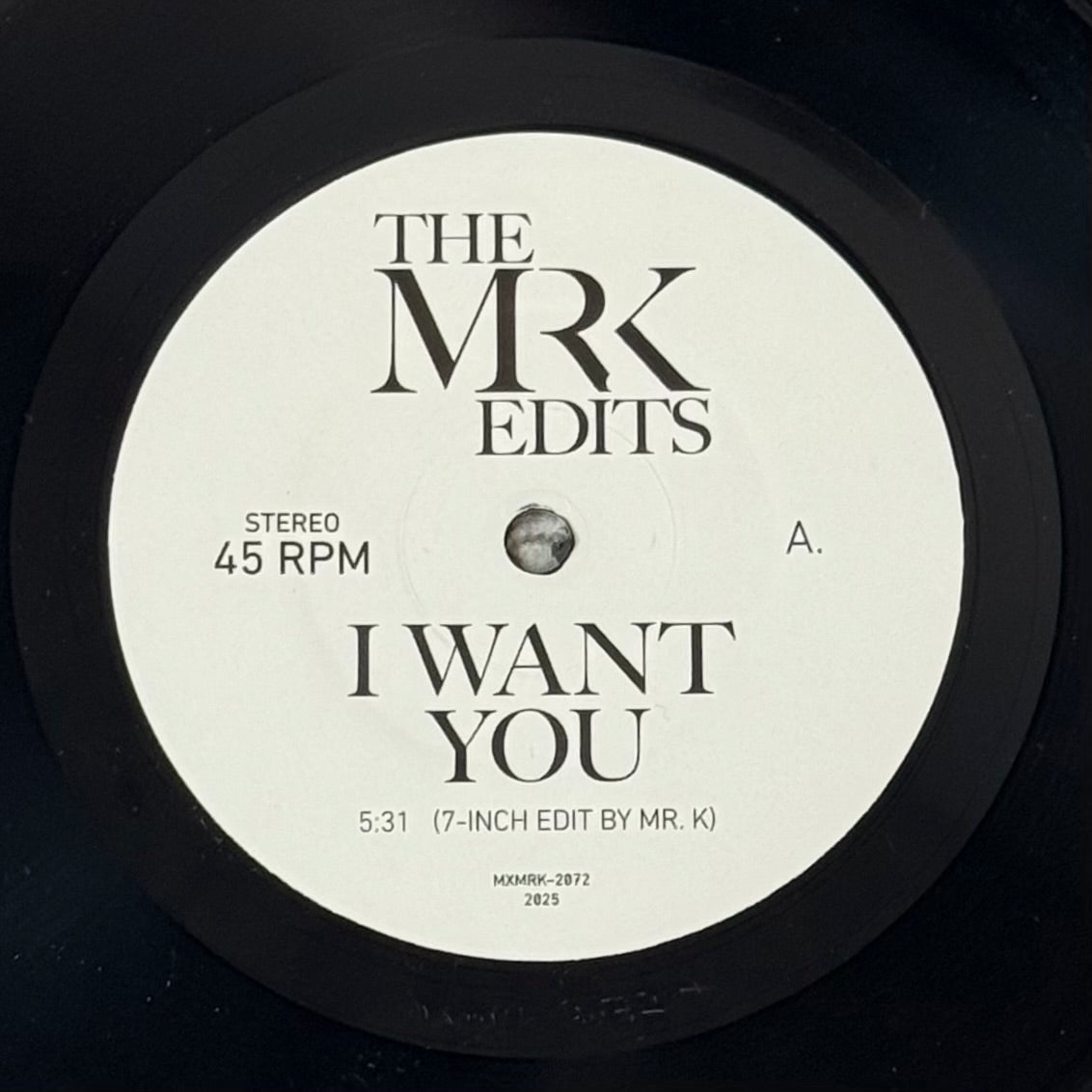 Mr. K Edits - I Want You b/w Only The Strong Survive