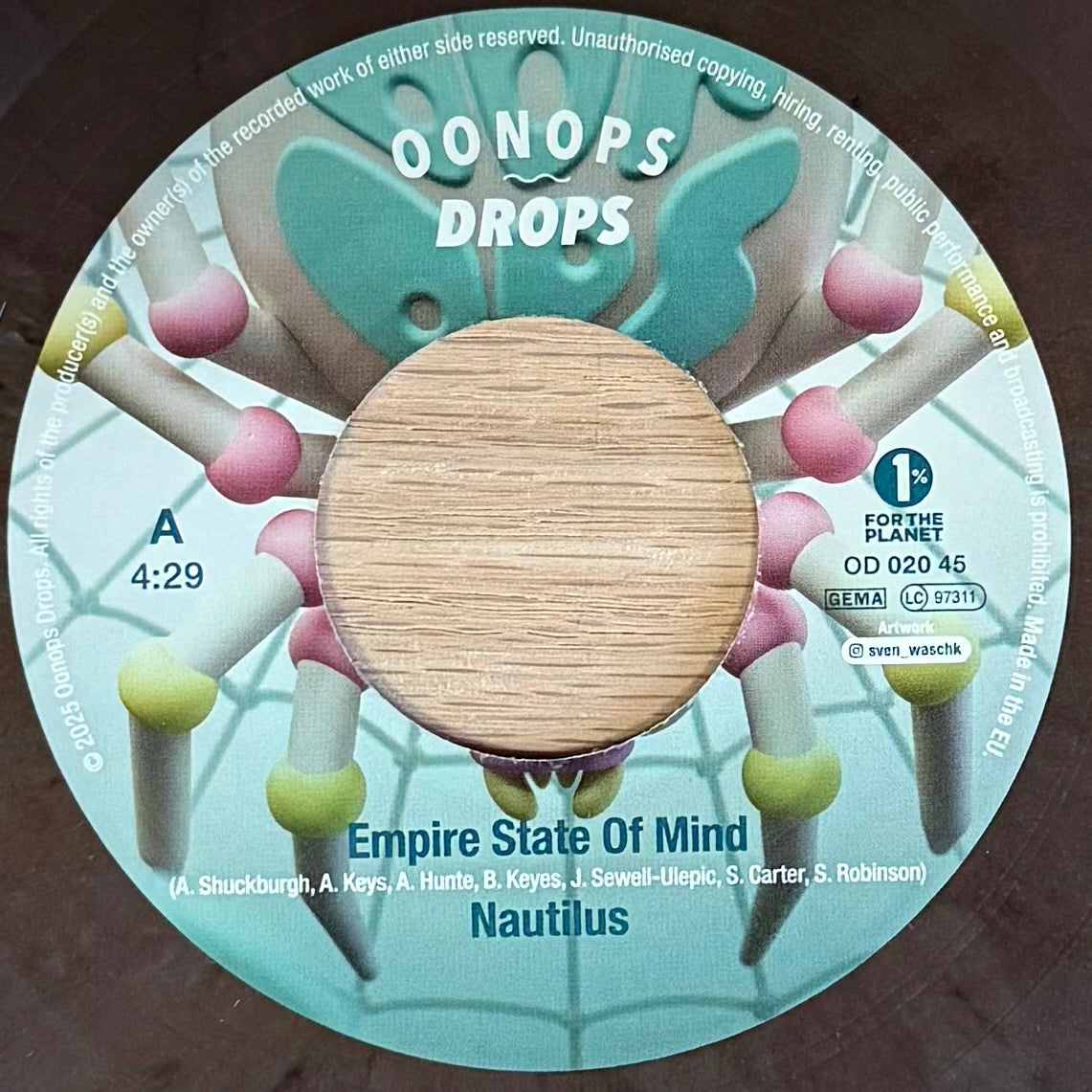 Nautilus - Empire State of Mind b/w Jazzanova - Mwela, Mwela (Nautilus Remix) (Brown Vinyl) (7")