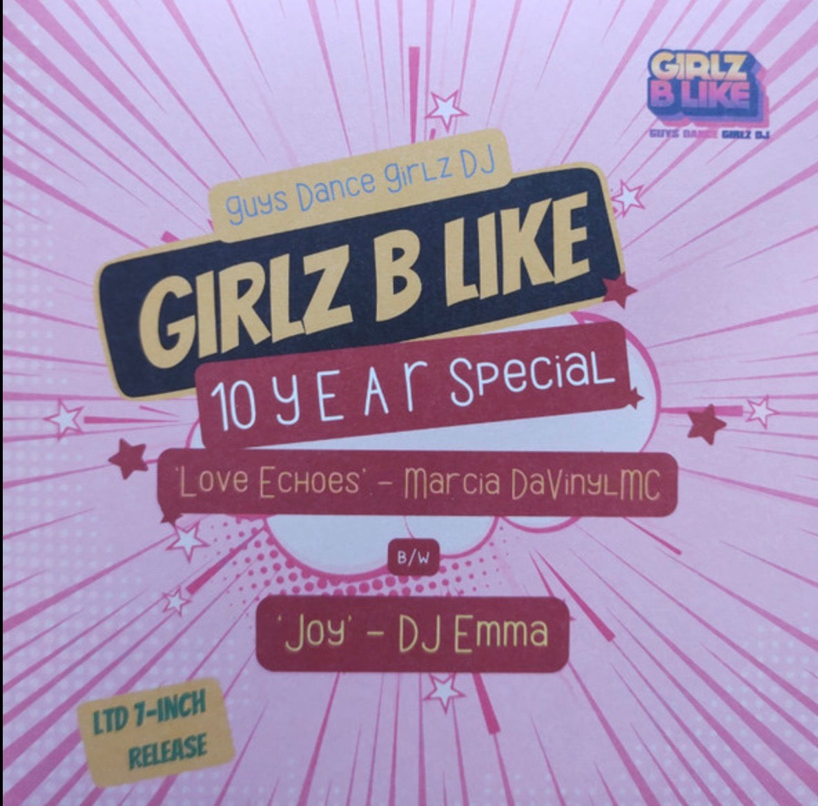 Marcia DaVinylMC - Love Echos b/w DJ Emma - Joy (7")