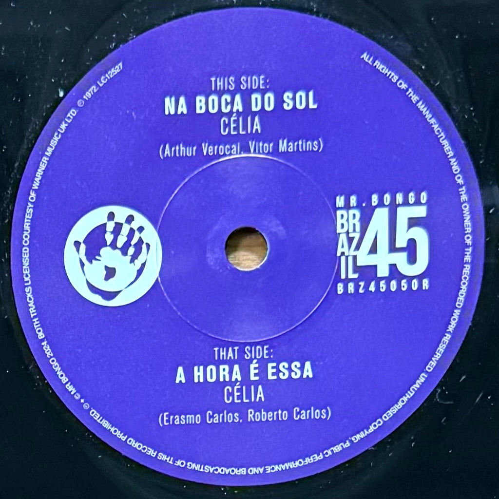 Celia - Na Boca Do Sol b/w A Hora e Essa