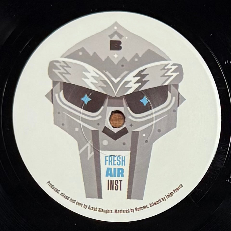 Krash Slaughta - Fresh Air (Remix) b/w Inst (Black Vinyl)