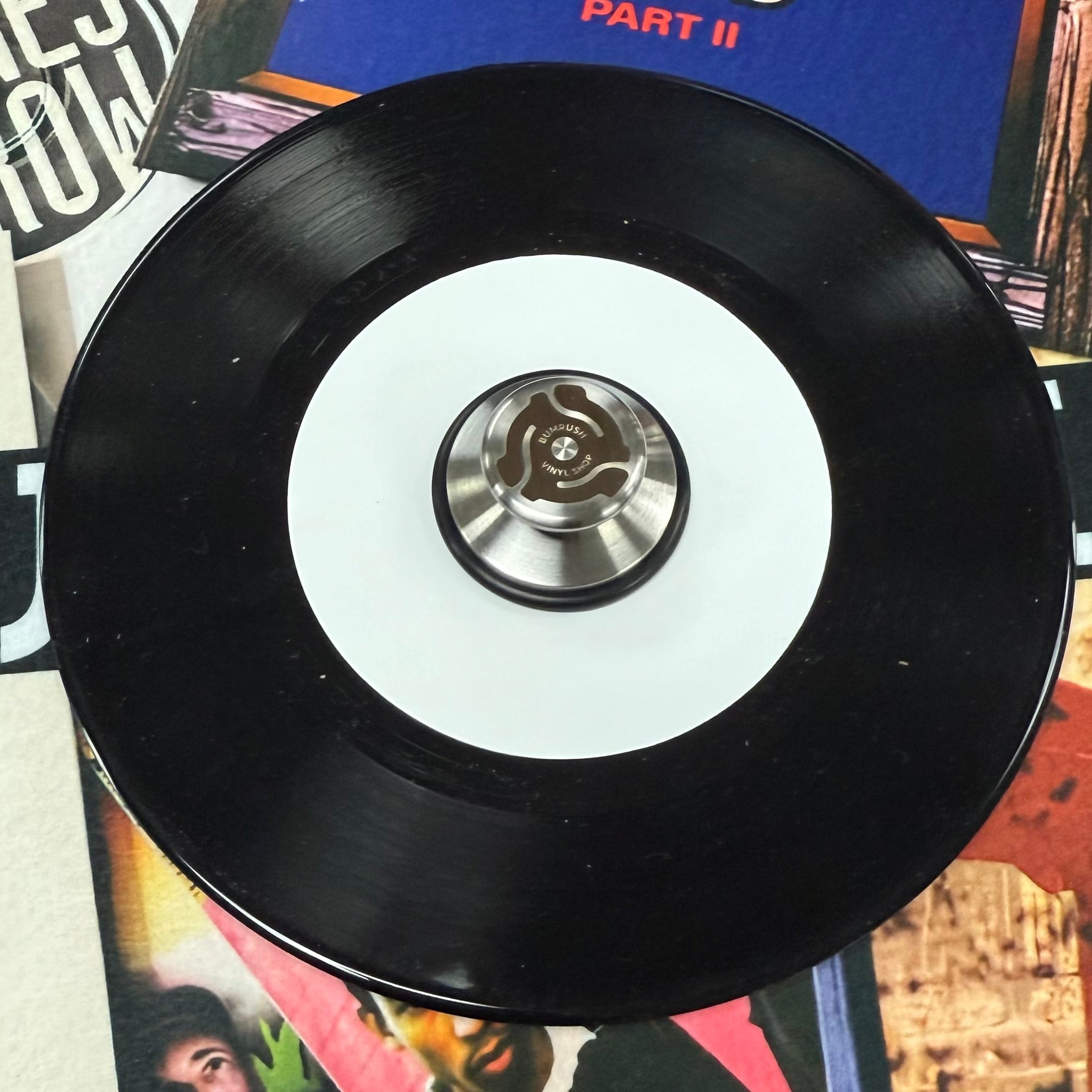 45 Adapter w/ Clamp - Adapter Logo - Sure Shot Model 2 - Stainless Steel