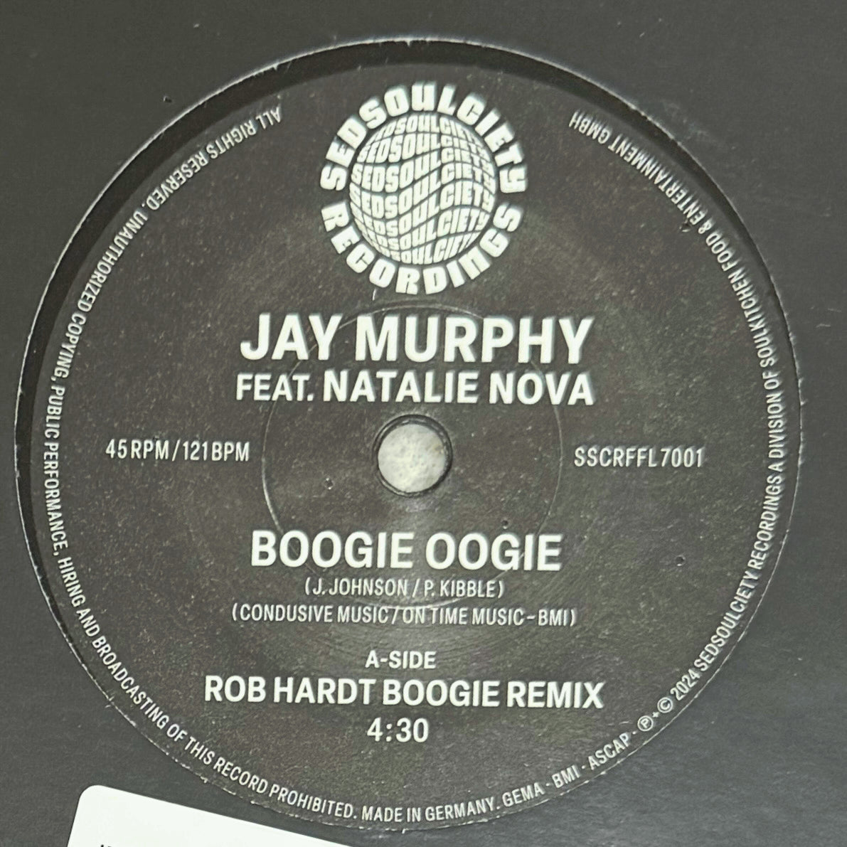 Jay Murphy - Boogie Oogie (Rob Hardt Remix) b/w (Young Pulse Remix)