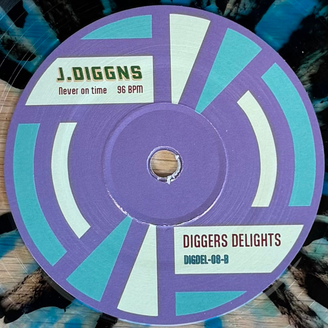 DJ Homicide - Ain't No Beat Bop b/w J. Diggns - Never On Time (Clear w/ Splatter Vinyl) (7")