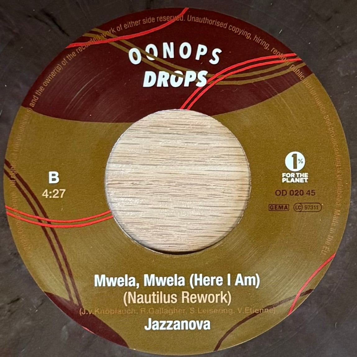 Nautilus - Empire State of Mind b/w Jazzanova - Mwela, Mwela (Nautilus Remix) (Brown Vinyl) (7")