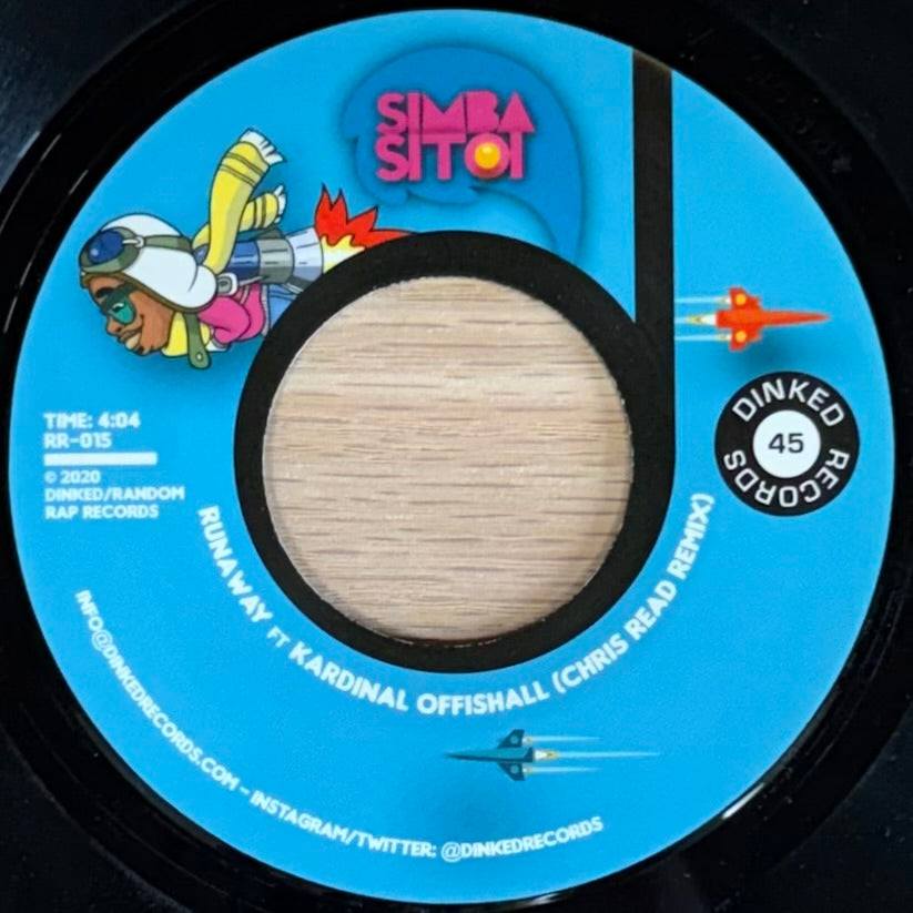 Simba Sitoi - Runaway (Remix) feat. Kardinal Offishall b/w Remix Inst. (7")