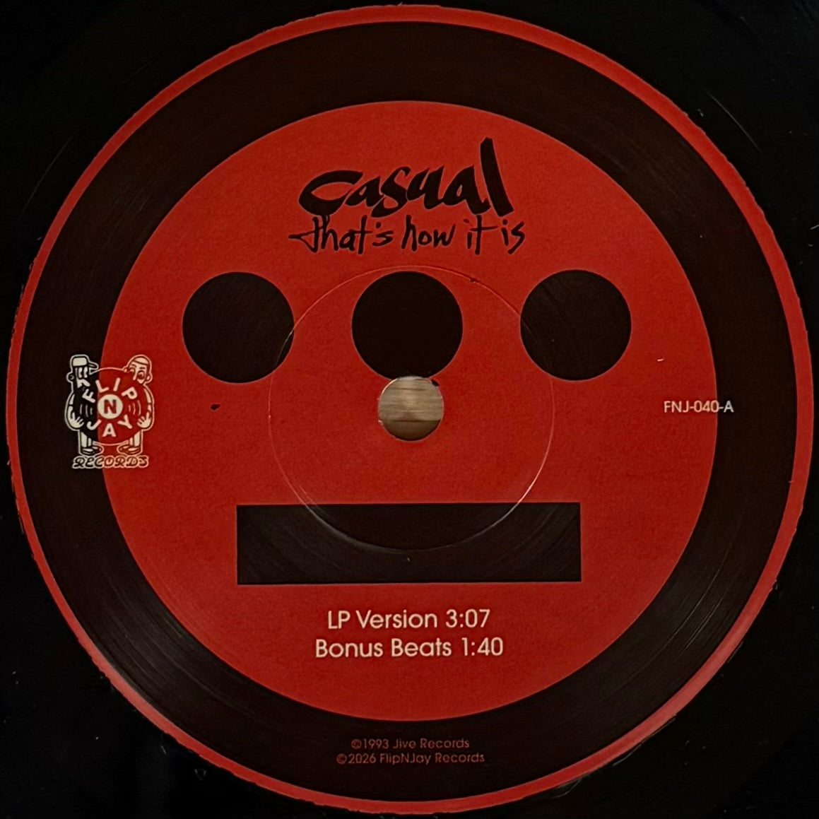 Casual - That's How It Is & Bonus Beats b/w Remix & Acapella (7")