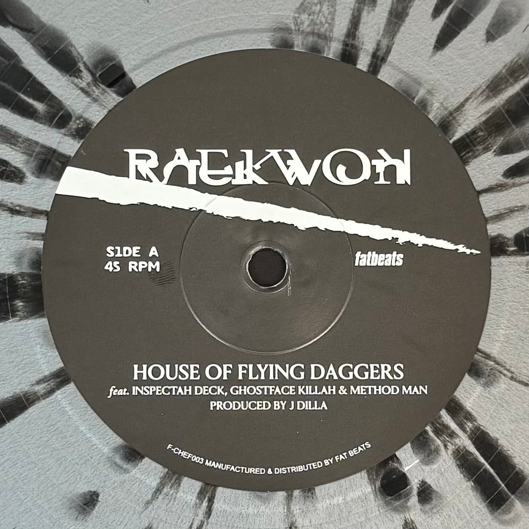Raekwon - House of Flying Daggers b/w Inst (Prod. by J Dilla) (Silver/Black Vinyl)