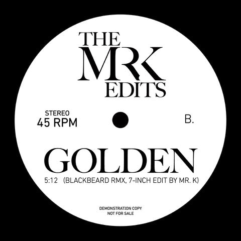 Mr. K Edits - Umi Says b/w Golden (7")
