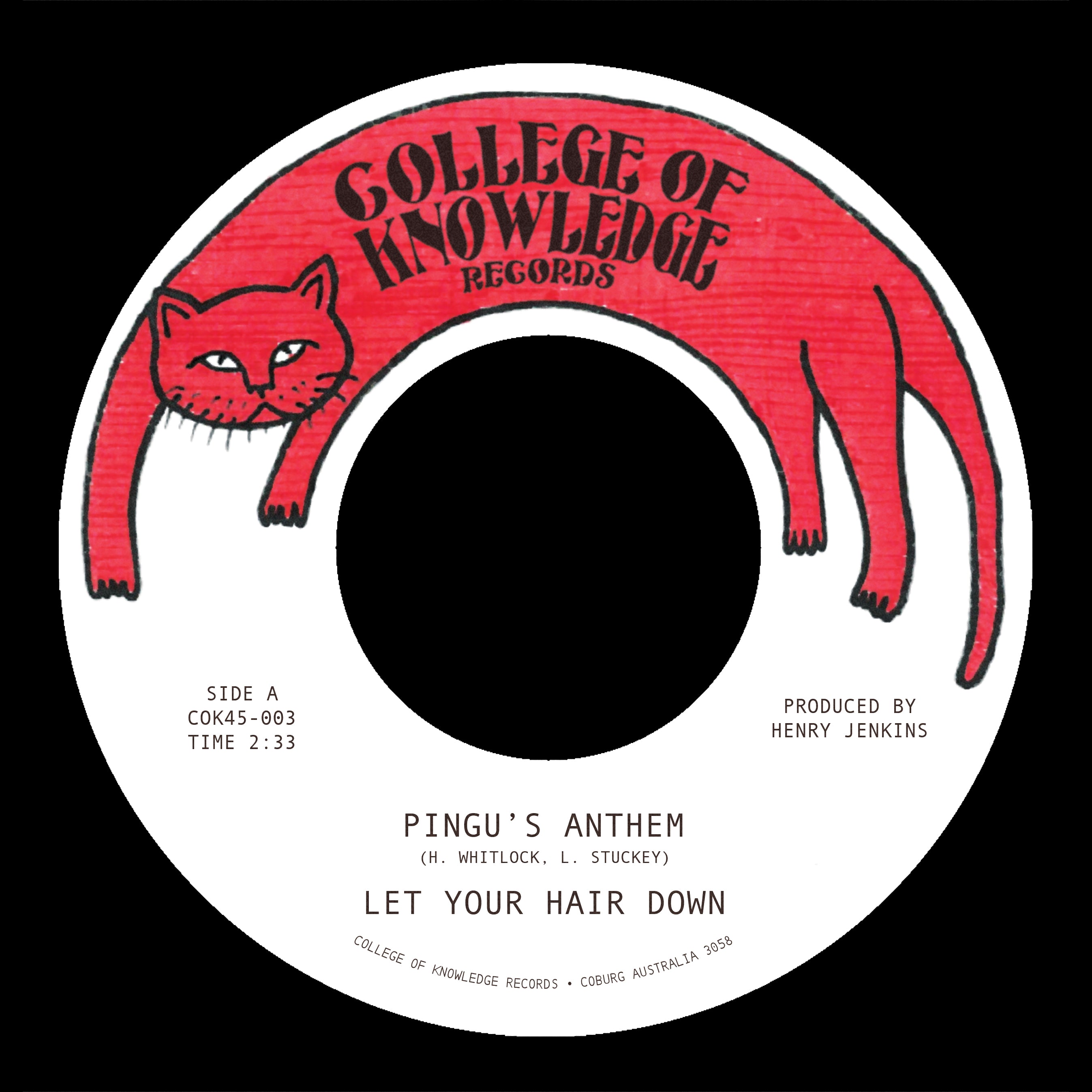 Let Your Hair Down - Pingu's Anthem b/w Gronk (7")