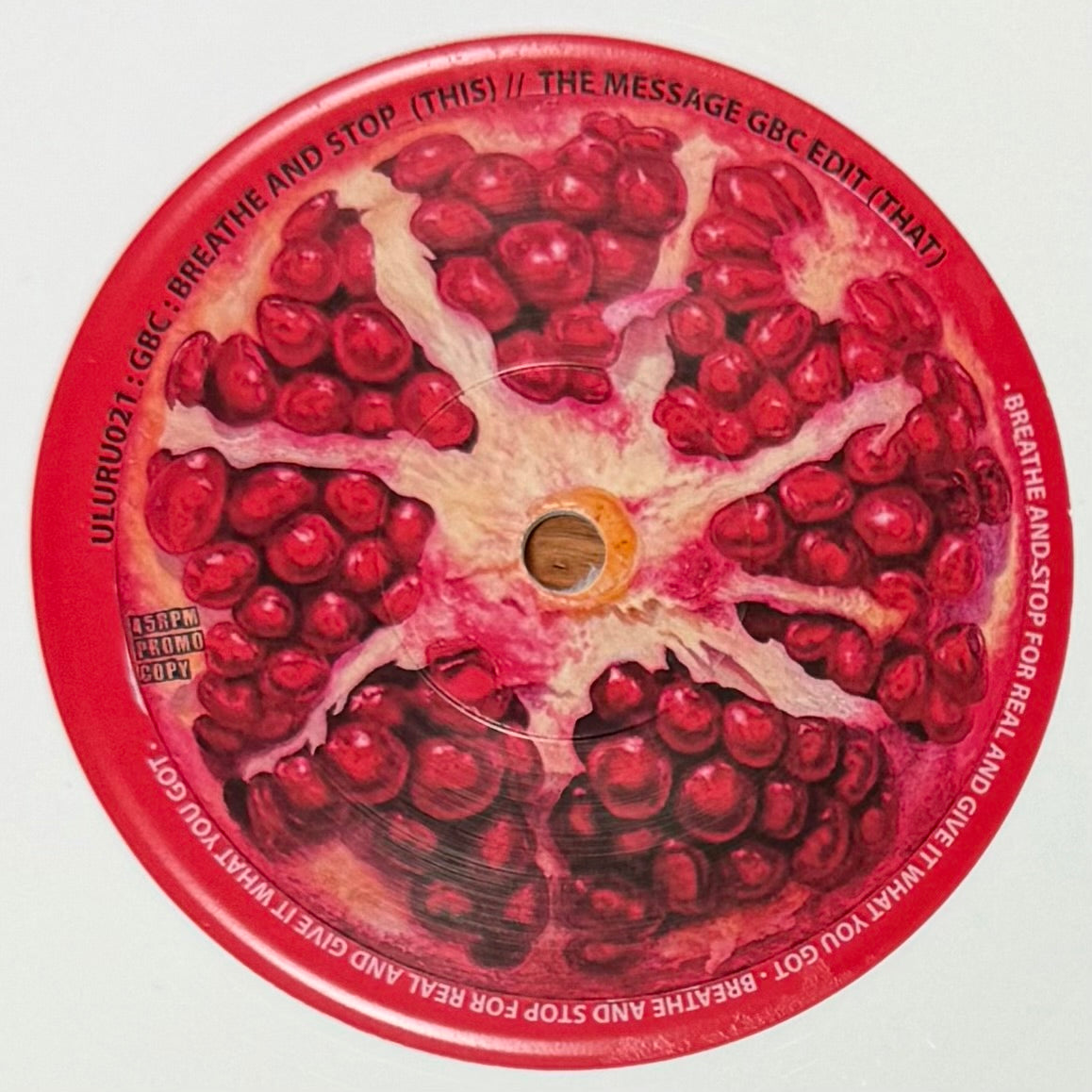 GBC - Breathe and Stop b/w The Message (White Vinyl)