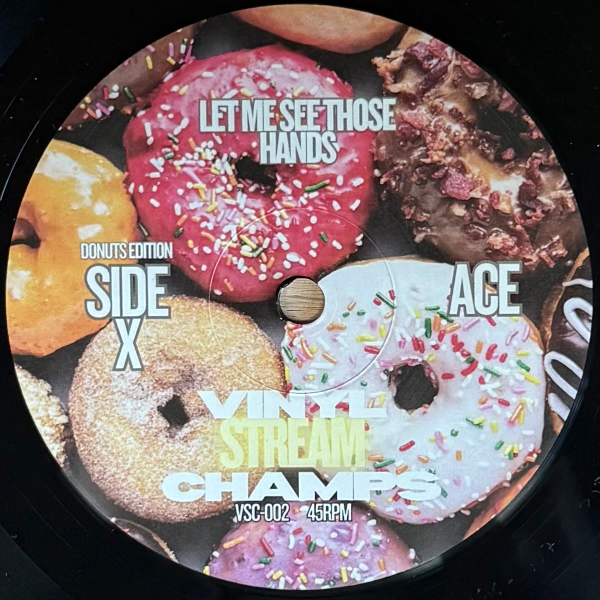 DJ Ace, The Crowd Motivator - Let Me See Those Hands b/w Pt. 2 (7")
