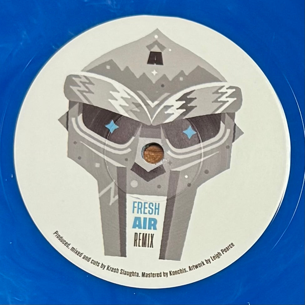 Krash Slaughta - Fresh Air (Remix) b/w Inst (Blue Vinyl)