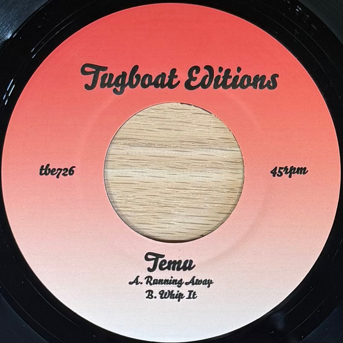 Temu - Running Away b/w Whip It (7")