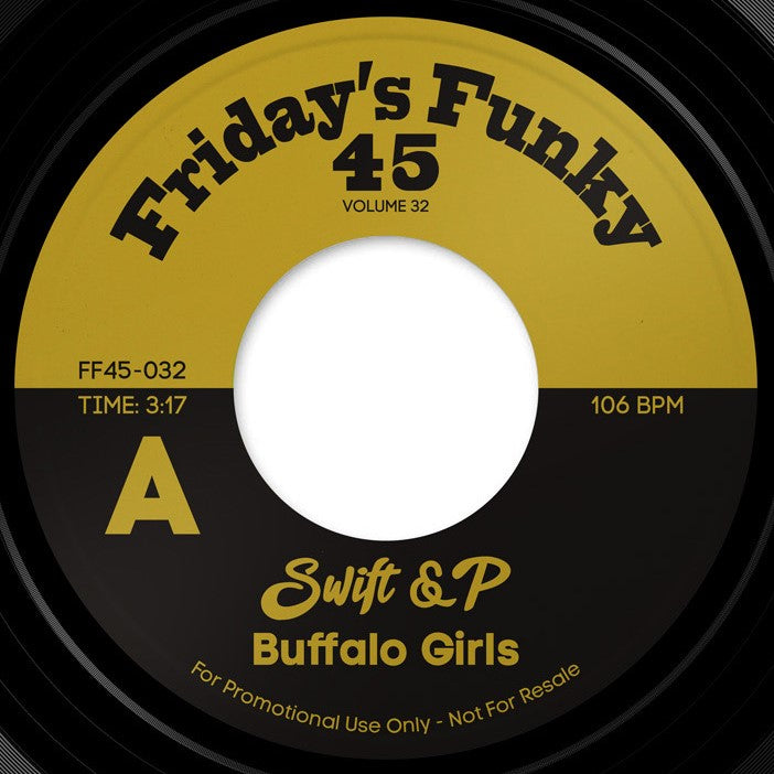 Cutmaster Swift & DJ Pogo - Buffalo Girls b/w Inst