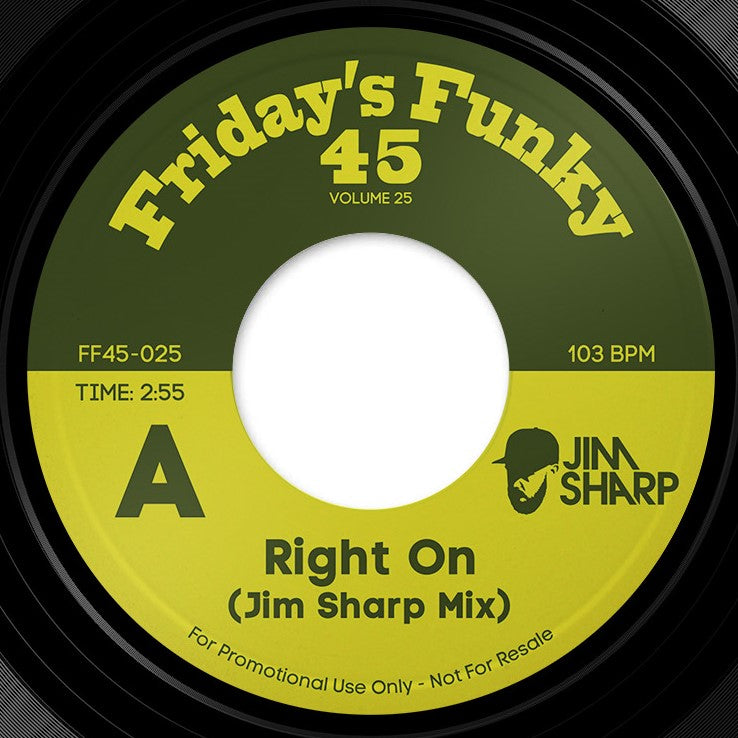 Jim Sharp / Right On b/w Full Love Jim Sharp / Right On b/w Full Love