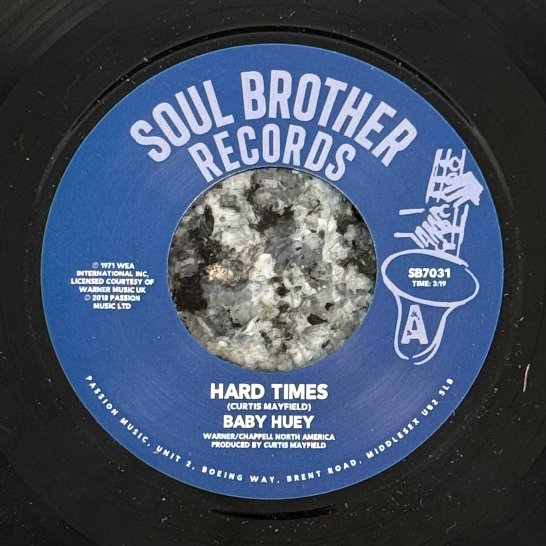 Baby Huey - Hard Times b/w Listen To Me