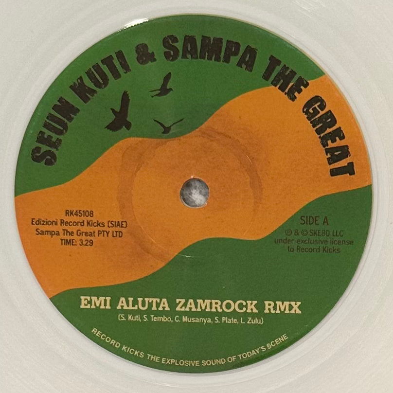 Seun Kuti & Sampa The Great - Emi Aluta Zamrock Rmx b/w Emi Aluta (45 Edit)