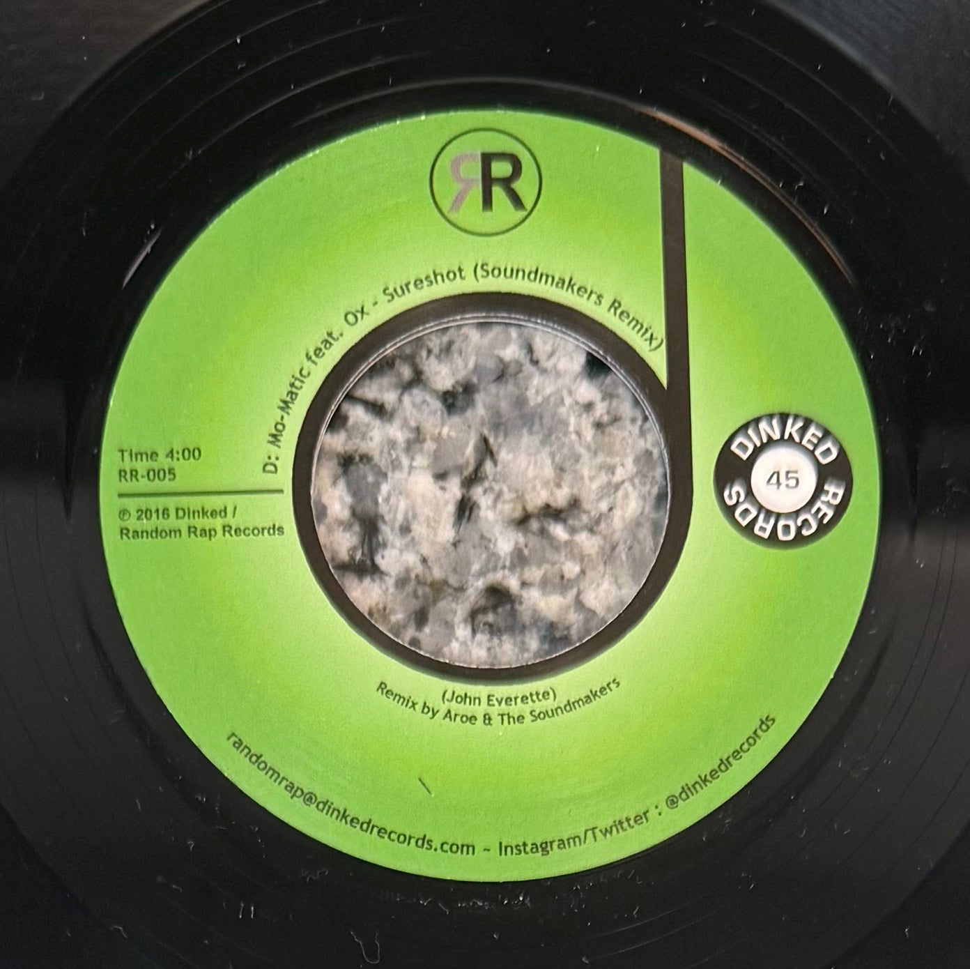 Mo-Matic feat. Oxygen - Disc 1: Sureshot b/w Nick Bike (Rmx); Disc 2: The Allergies (Rmx) b/w Soundmakers (Rmx) (2x7")