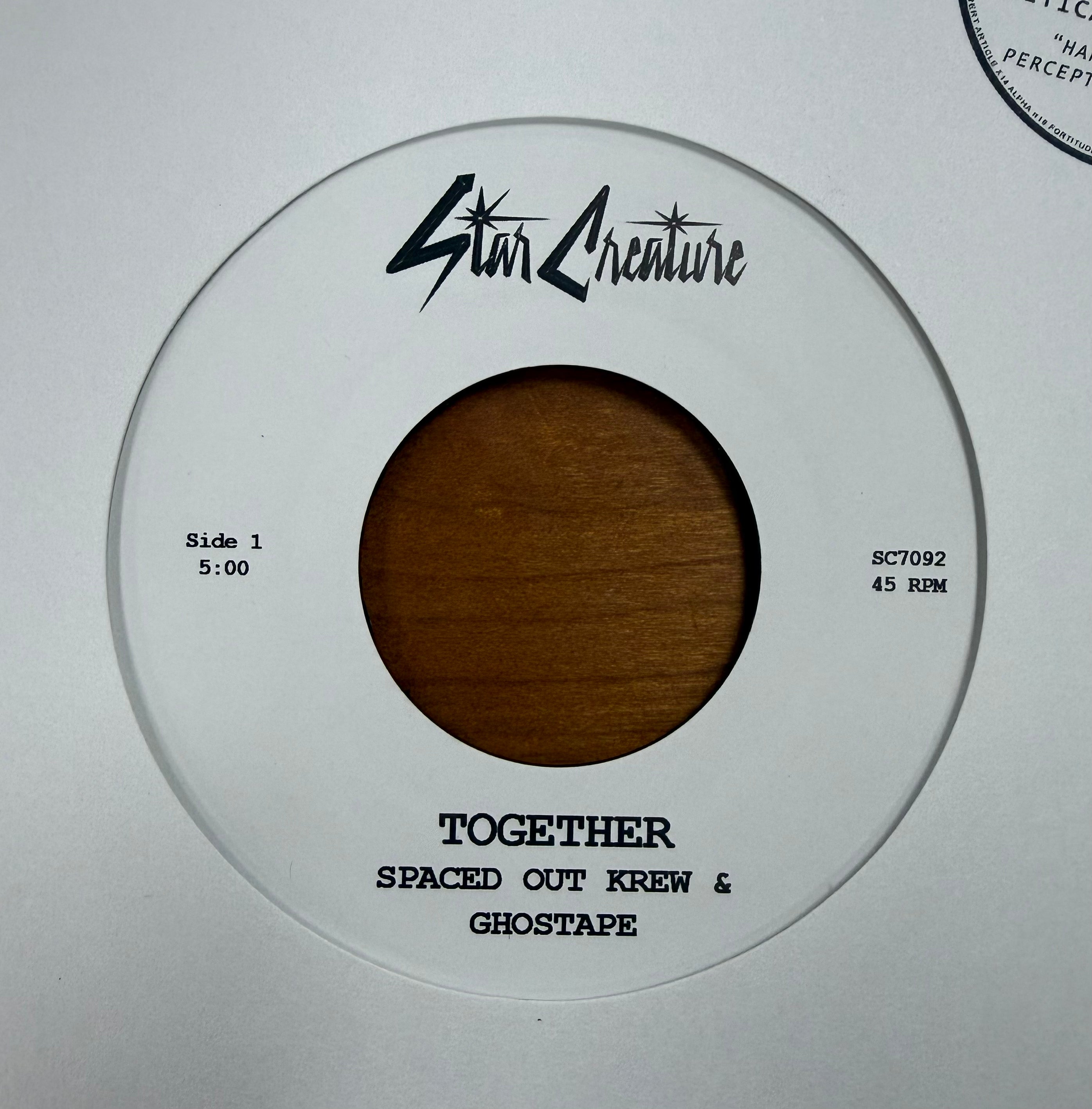 Spaced Out Krew & Ghostape - Together b/w You Make Me Sweat (7")