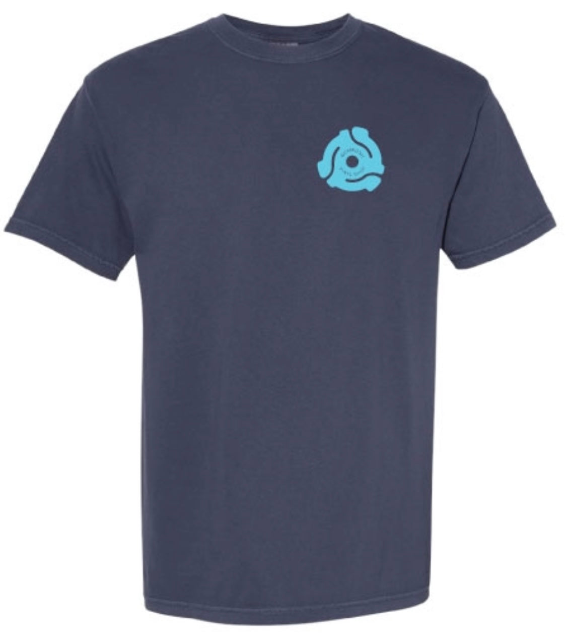 45 Adapter Tee Shirt - Navy w/ Carolina Blue