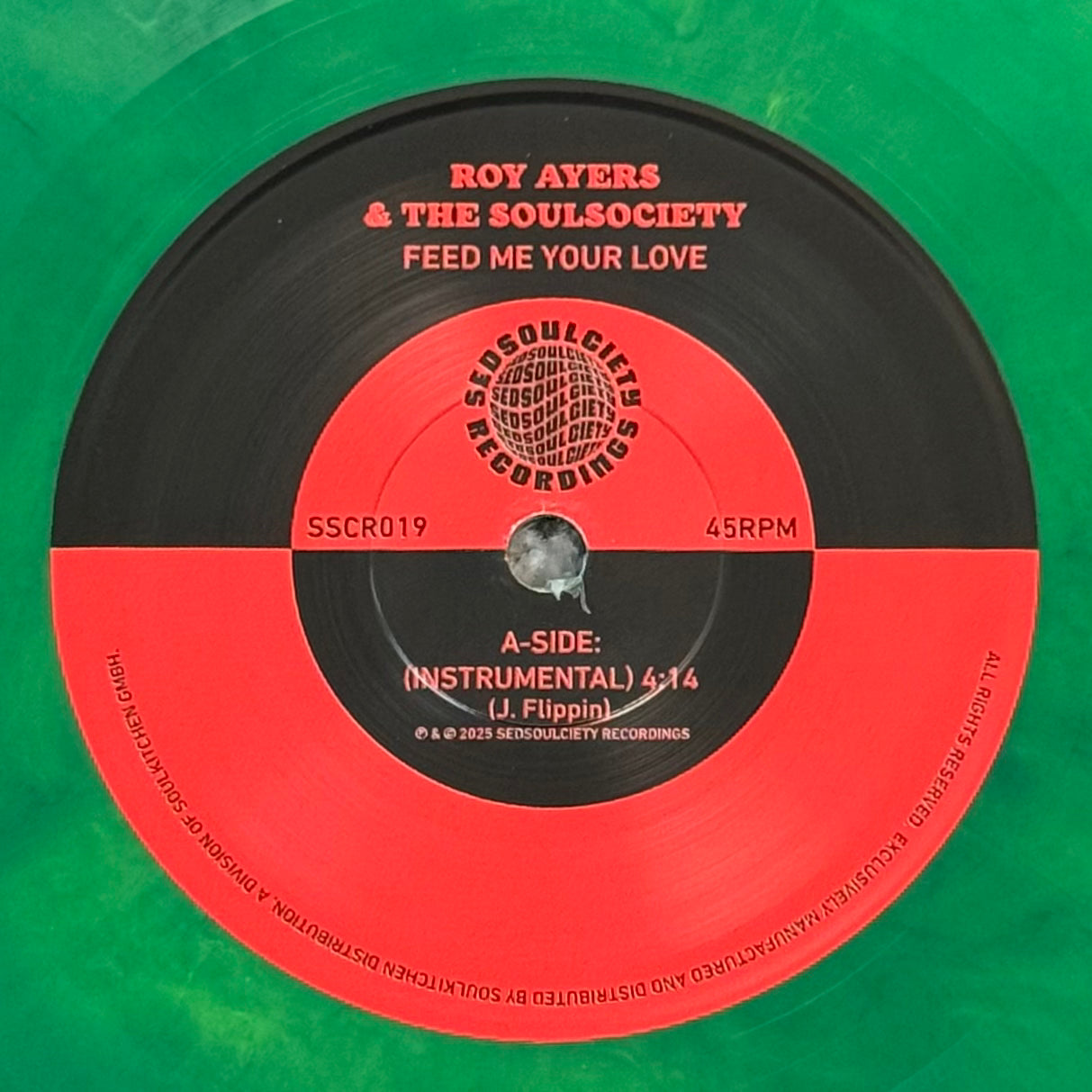 Roy Ayers & The Soulsociety - Feed Me Your Love (Inst) b/w Funky Nassau (Inst) - Green Vinyl