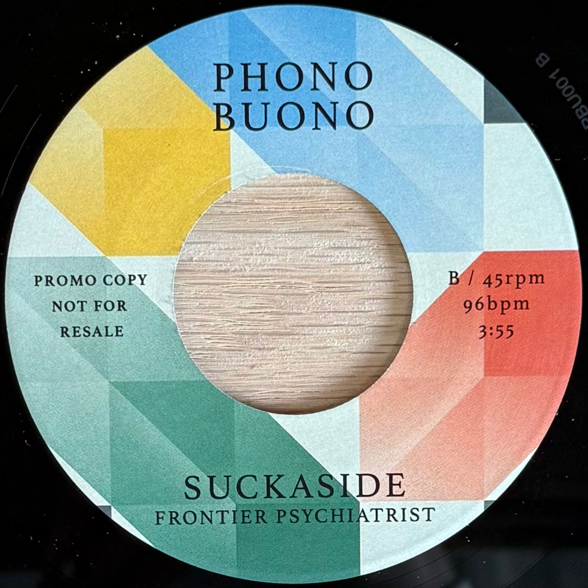 Suckaside - Busta Folks b/w Frontier Psychiatrist (7")