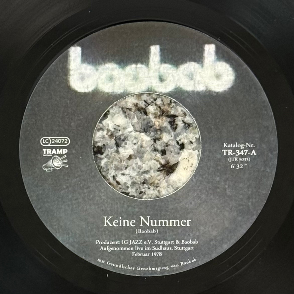 Baobab - Keine Nummer b/w Keine Nummer (Take One)