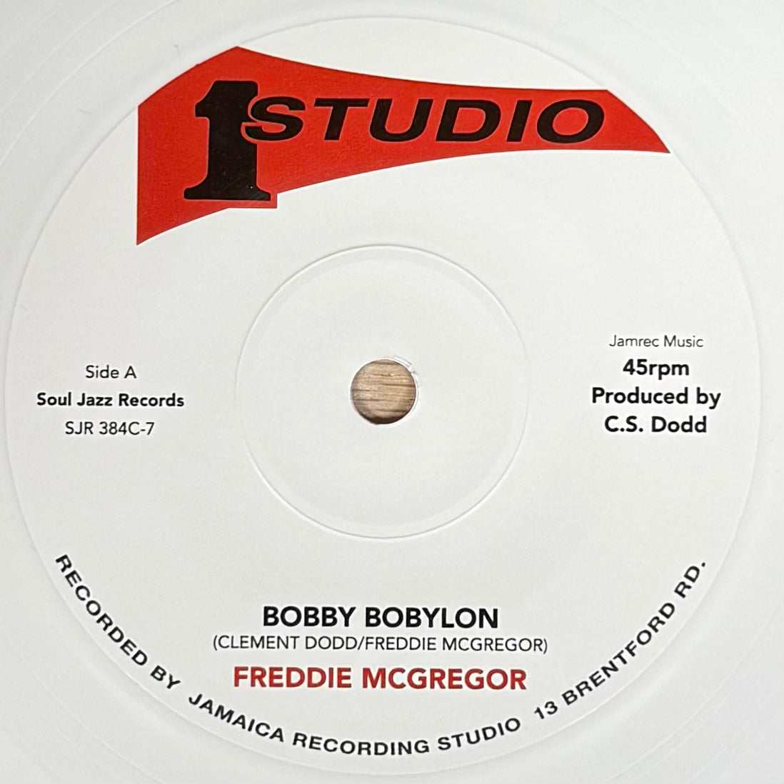 Freddie McGregor - Bobby Babylon b/w Hi Fashion Dub (White Vinyl) (7")