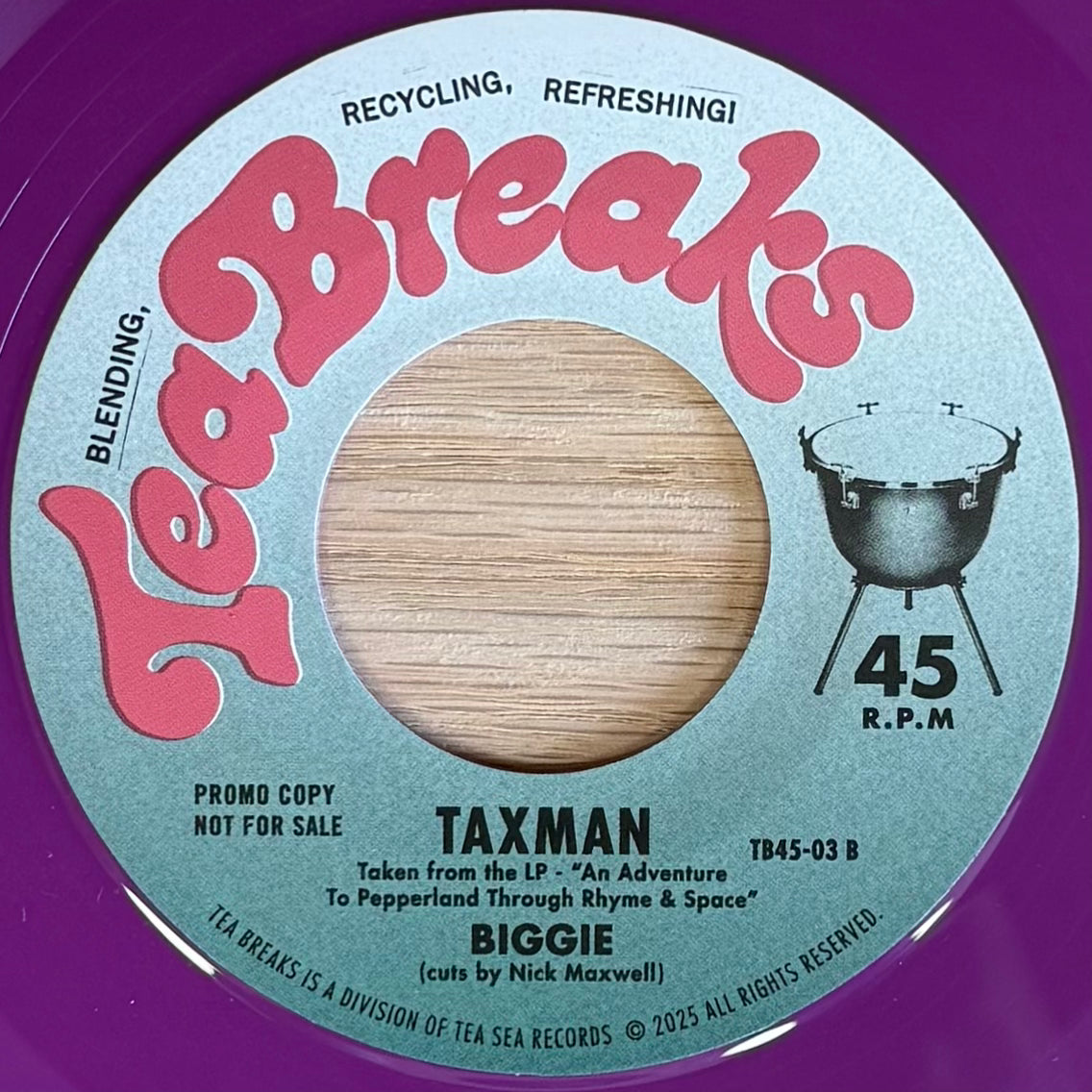 Tom Caruana - Taxman b/w Hello (Purple Vinyl) (7")