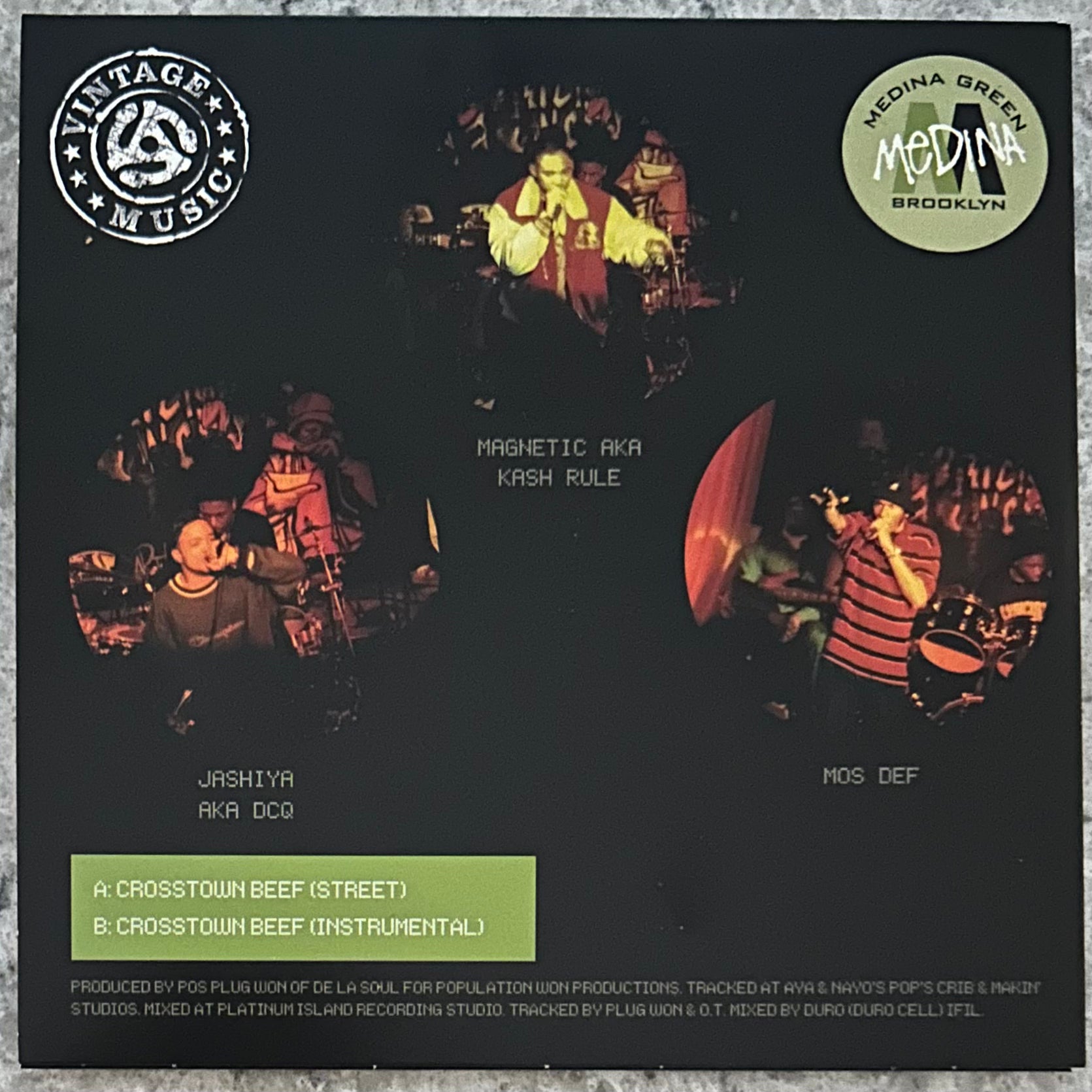 Medina Green - Crosstown Beef b/w Inst (Splatter Vinyl)