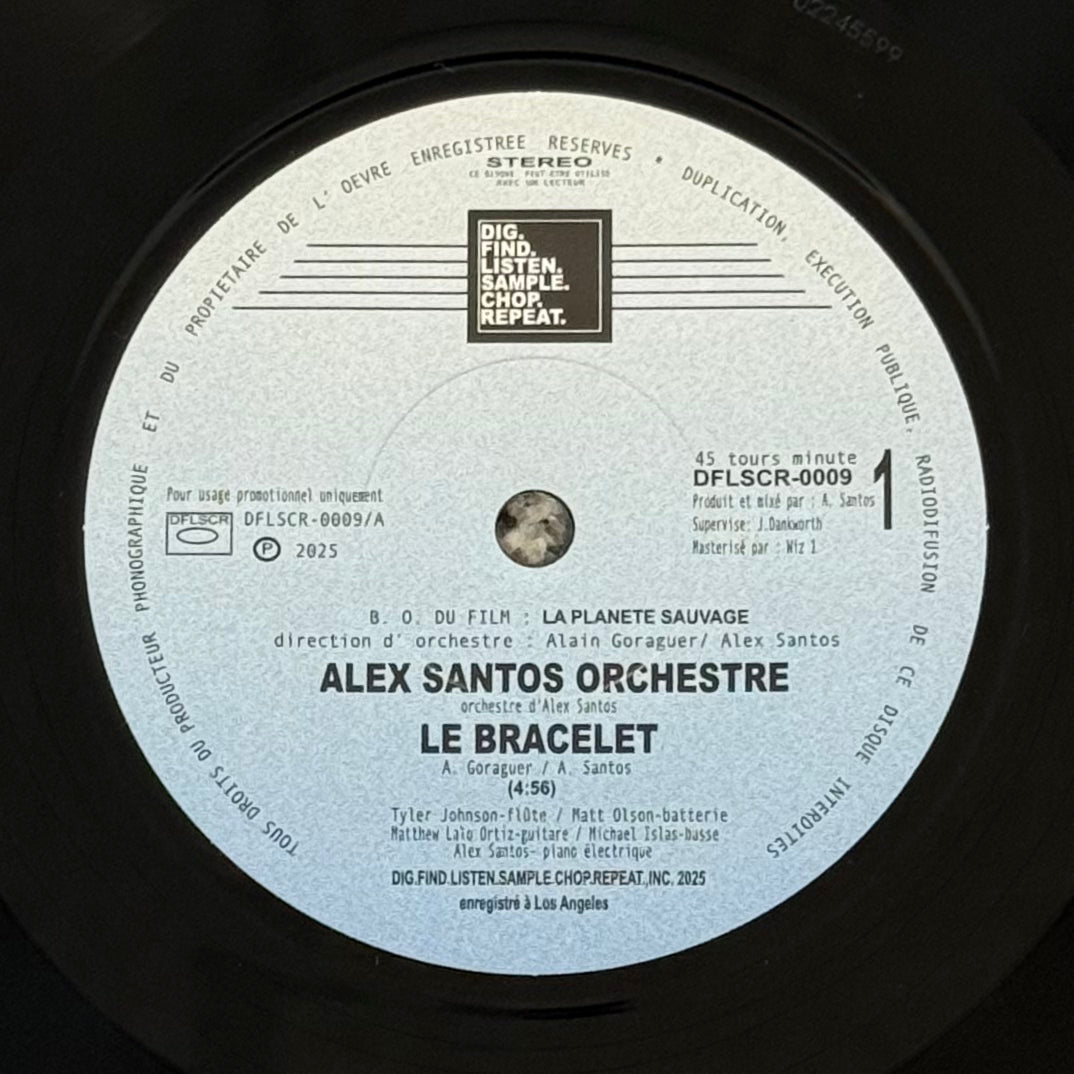 Alex Santos Orchestre - Le Bracelet b/w Strip Tease & J-Dankworth - Groove De Meditation