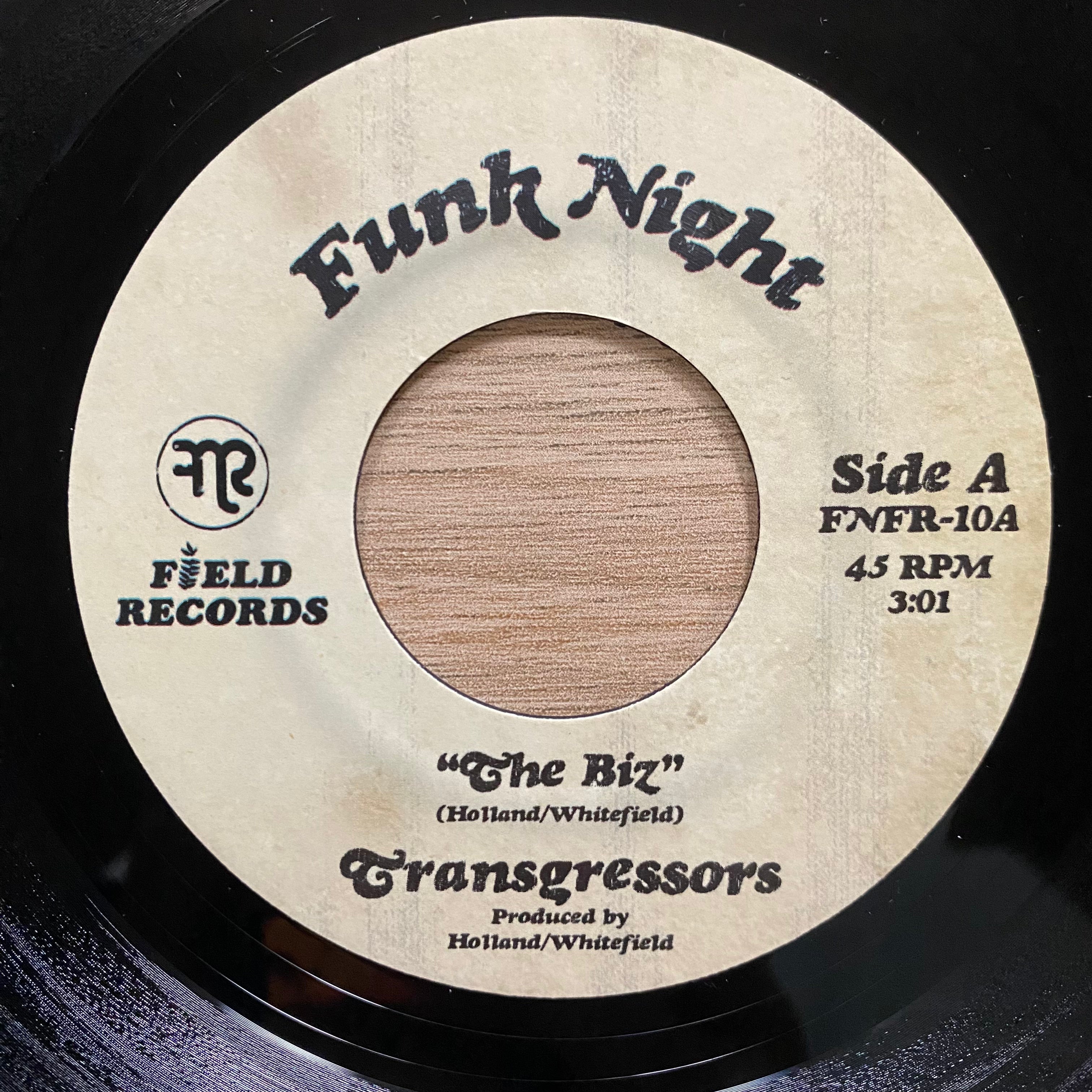 Transgressors - The Biz b/w Beyond Addis (7")