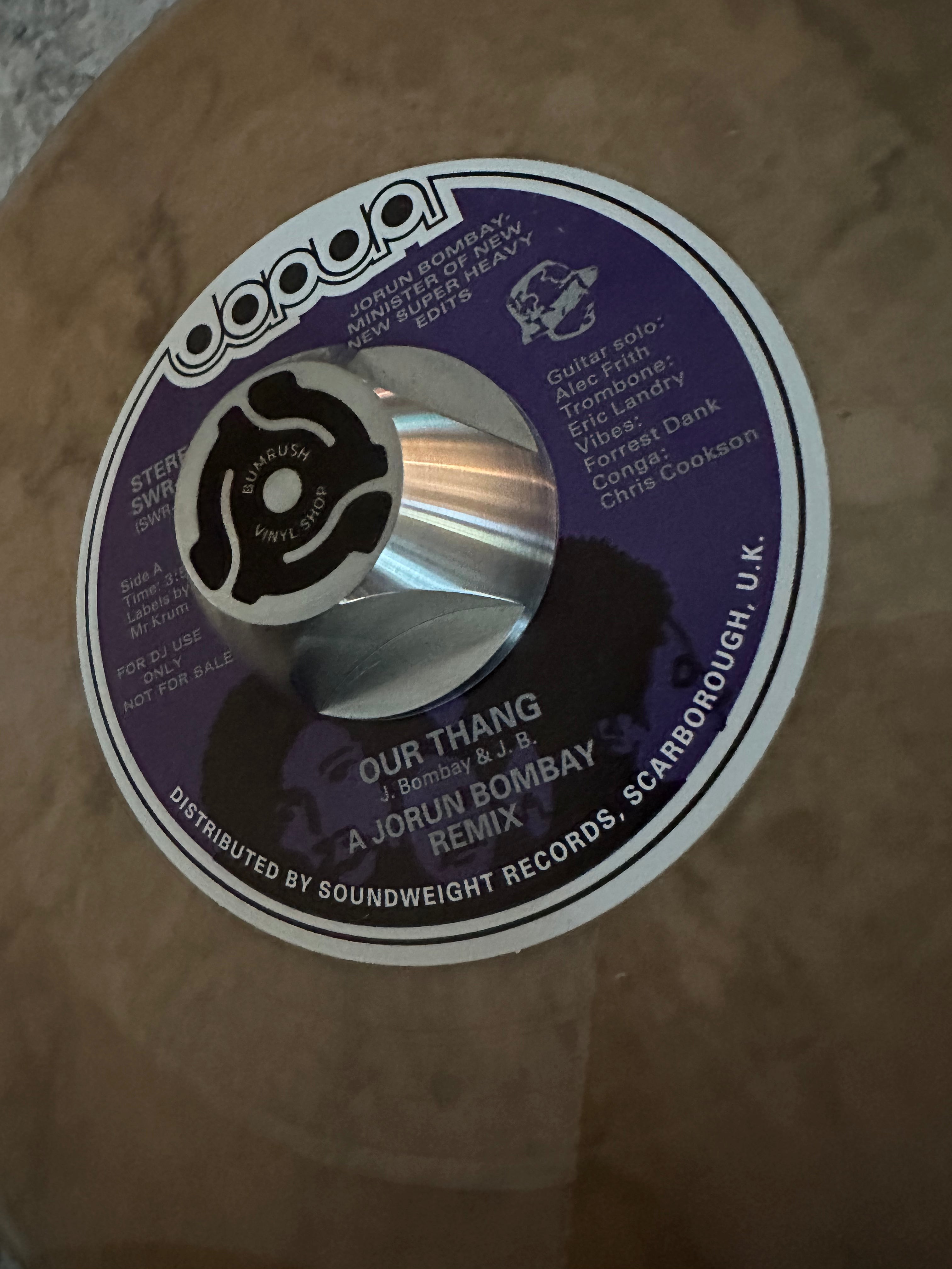 45 Adapter - Adapter Logo - Sure Shot Model 12 - Stainless Steel