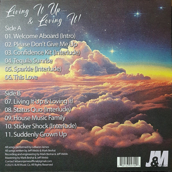 LeBaron James - Living It Up...& Loving It (LP)