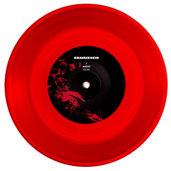 Rammstein - Angst b/w Remix (Red vinyl) (7")