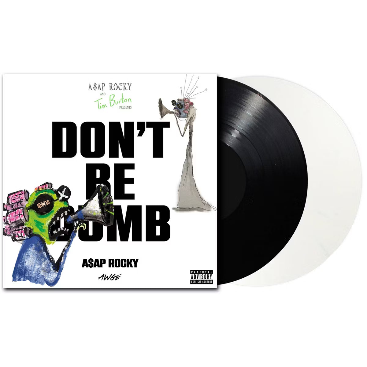 A$AP Rocky - Don't Be Dumb (Black & White Vinyl) (2LP)