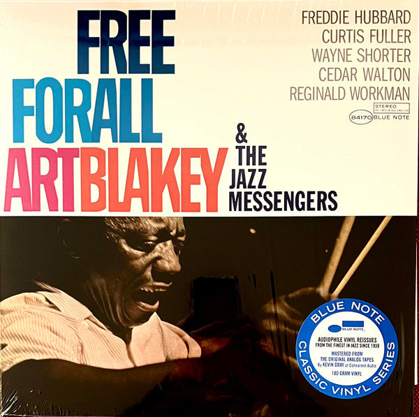 洋楽 LP Art Blakey Free For All BST-84170 US Art Blakey & The Jazz Messengers' 'Free For All' Gets Blue Note