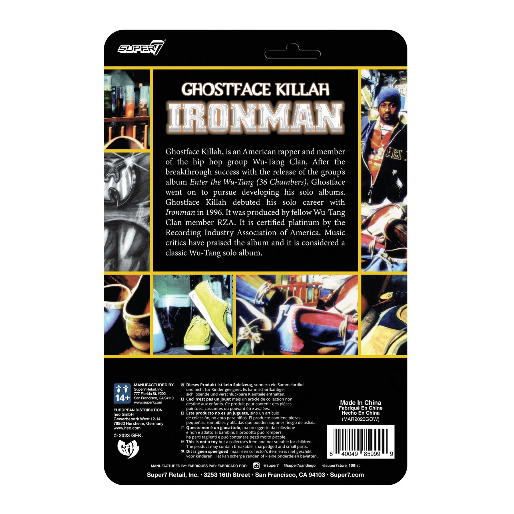 Ghostface Killah - Ironman ReAction figure