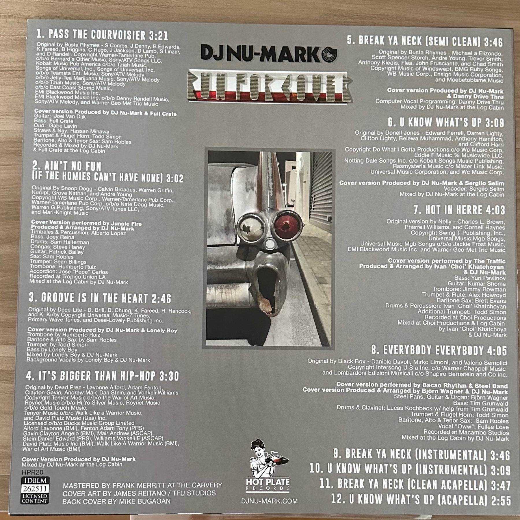 DJ Nu-Mark - Run For Cover (2LP)