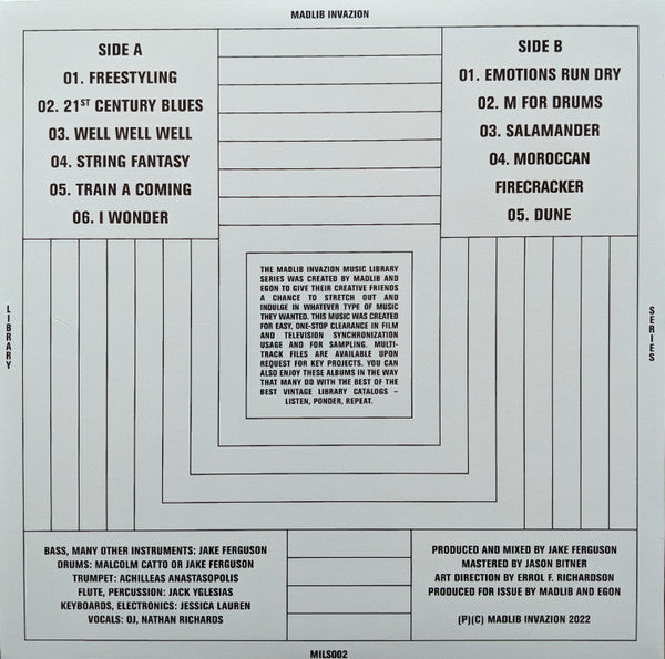 Jake Ferguson feat. Malcom Catto - Emotions Runs Dry (LP)