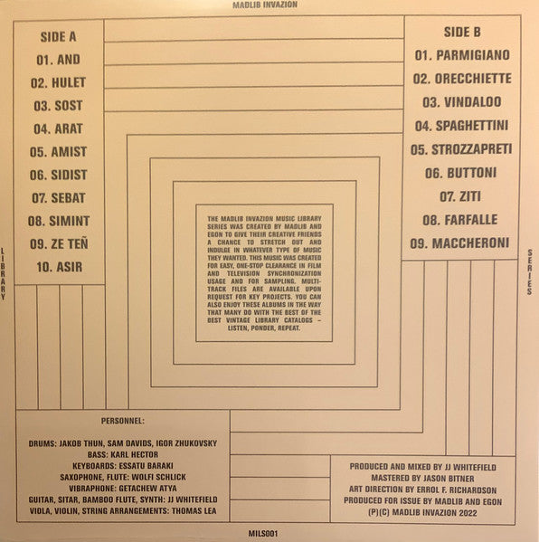 JJ Whitefield - Ethio Meditations / Drama Al Dente (LP)