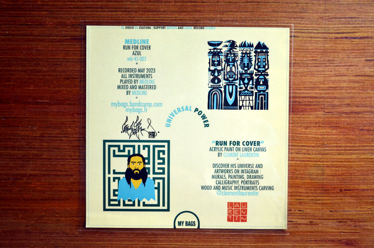 Medline - Run For Cover b/w Azul