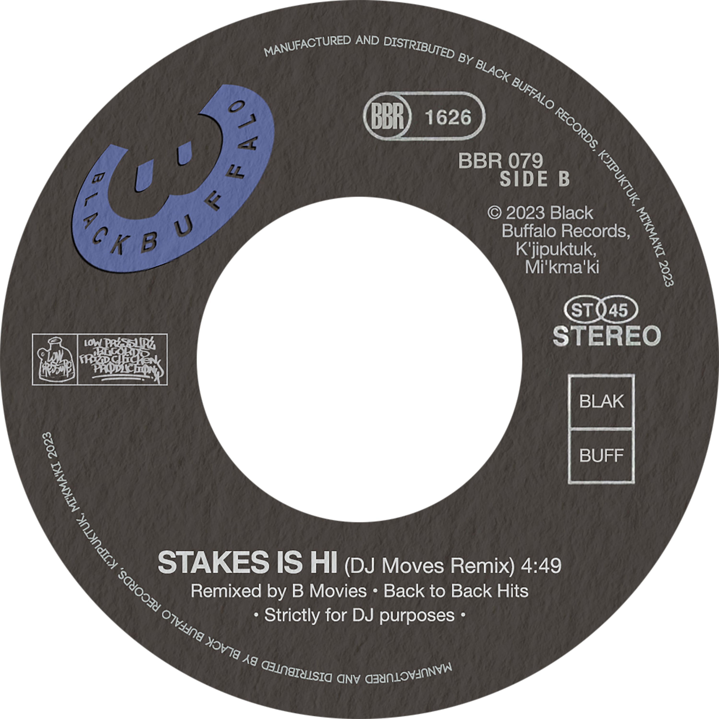 DJ Moves - Brown Suga b/w Stakes Is Hi